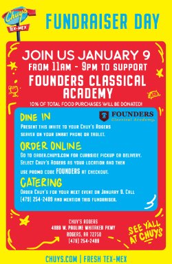 Join us January 9th at CHUY\'S for our Spartan Spirit Night!!